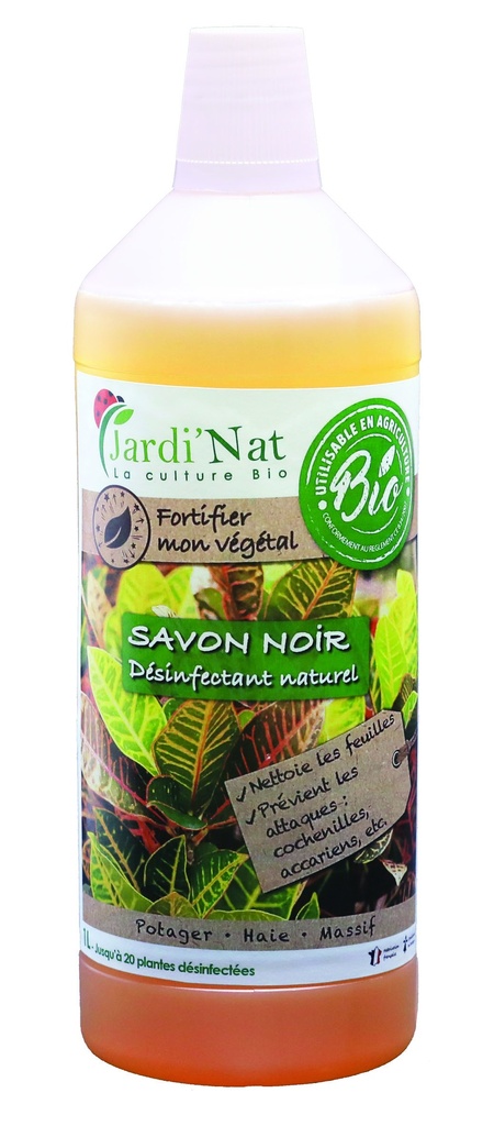 Carton : Savon noir bio 1L*X12