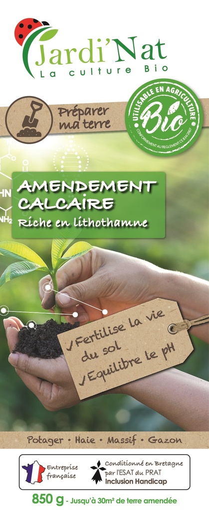 Carton : Amendement calcaire lithothamne 850g* (14 unités)