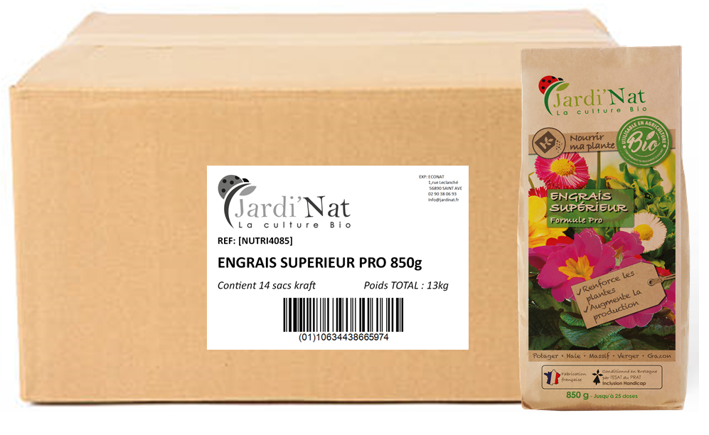 Carton :  Engrais Superieur PRO 850g*(14 unités)