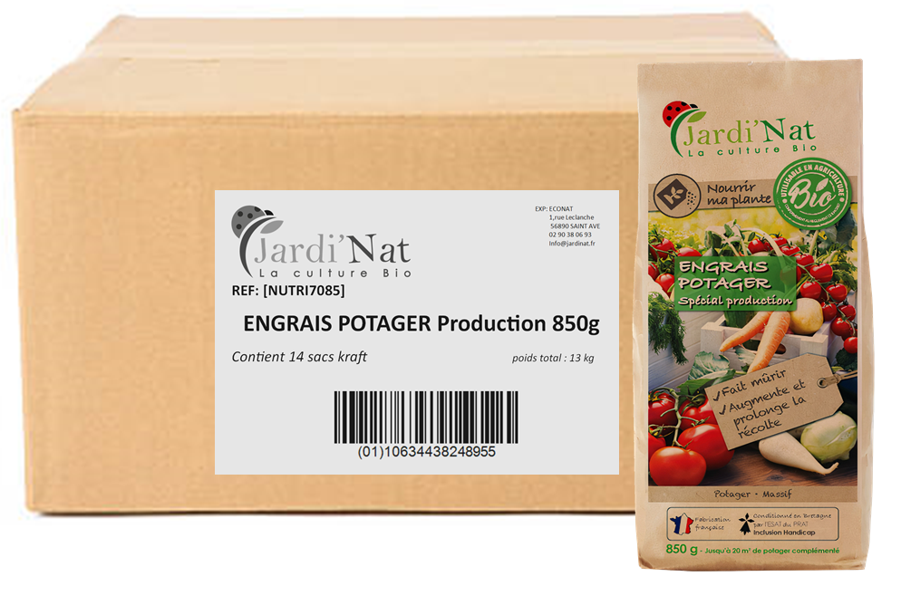 Carton : Engrais Potager Production 850g*(14 unités)