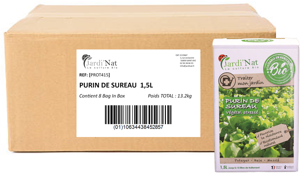 Carton : Purin de sureau 1,5L*(8 unités)