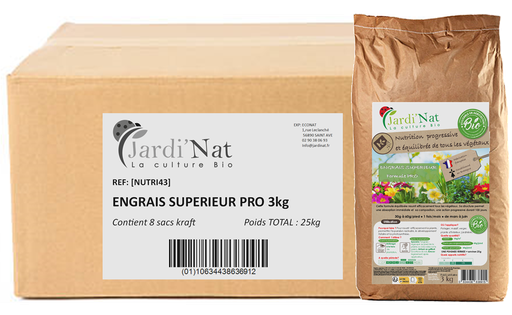 [DISNUTRI43] Carton :  Engrais Superieur PRO 3kg*(8 unités)