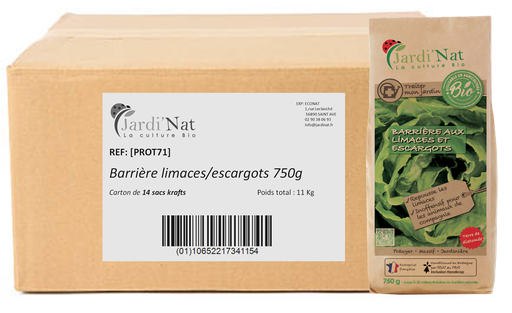 [DISPROT72] Carton : Barrière aux limaces et escargots 750g*(14 unités)